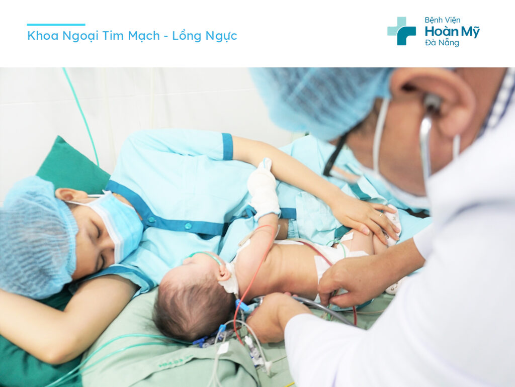 Phẫu thuật sửa dị tật tim bẩm sinh phức tạp cho bé gái 10 tháng tuổi, suy dinh dưỡng tại Bệnh viện Hoàn Mỹ Đà Nẵng