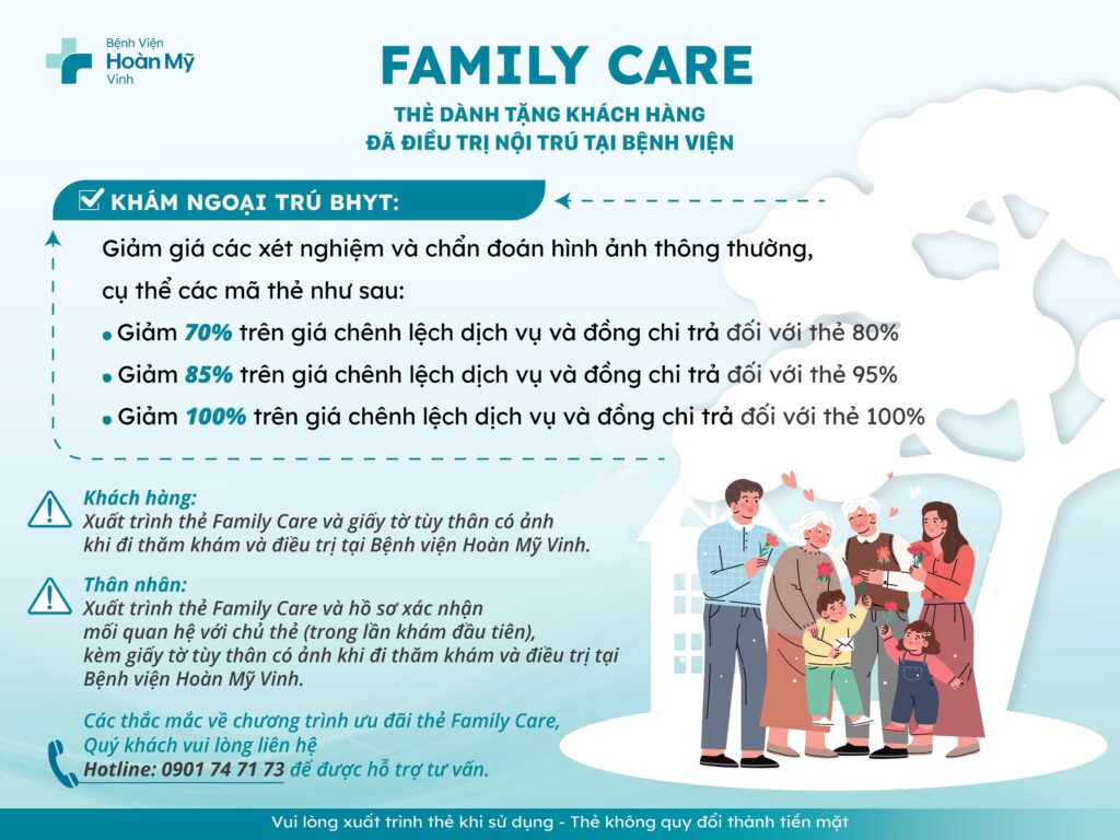 Thẻ FAMILY CARE – Chăm sóc sức khoẻ của bạn và gia đình