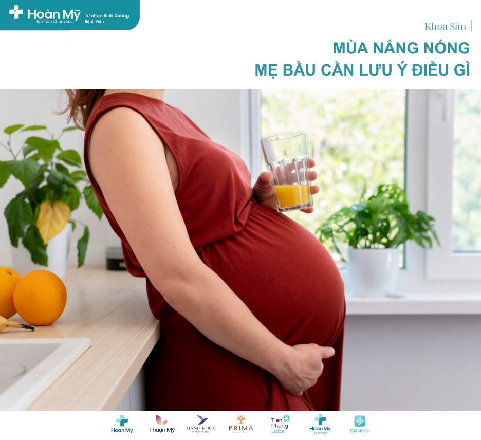 Mùa nắng nóng – Mẹ bầu cần lưu ý gì?